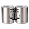 10 oz. Silver Stainless Steel Short Tumbler Thumbnail