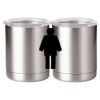 10 oz. Silver Stainless Steel Short Tumbler Thumbnail