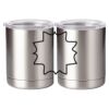 10 oz. Silver Stainless Steel Short Tumbler Thumbnail