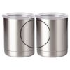 10 oz. Silver Stainless Steel Short Tumbler Thumbnail