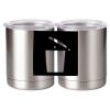 10 oz. Silver Stainless Steel Short Tumbler Thumbnail