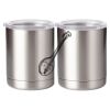 10 oz. Silver Stainless Steel Short Tumbler Thumbnail