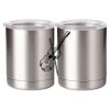 10 oz. Silver Stainless Steel Short Tumbler Thumbnail