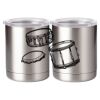 10 oz. Silver Stainless Steel Short Tumbler Thumbnail