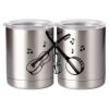 10 oz. Silver Stainless Steel Short Tumbler Thumbnail