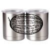 10 oz. Silver Stainless Steel Short Tumbler Thumbnail