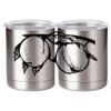 10 oz. Silver Stainless Steel Short Tumbler Thumbnail