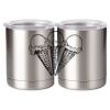 10 oz. Silver Stainless Steel Short Tumbler Thumbnail