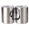 10 oz. Silver Stainless Steel Short Tumbler Thumbnail