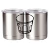 10 oz. Silver Stainless Steel Short Tumbler Thumbnail