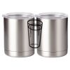 10 oz. Silver Stainless Steel Short Tumbler Thumbnail