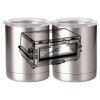 10 oz. Silver Stainless Steel Short Tumbler Thumbnail