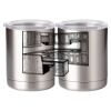 10 oz. Silver Stainless Steel Short Tumbler Thumbnail