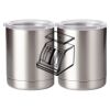 10 oz. Silver Stainless Steel Short Tumbler Thumbnail
