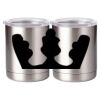 10 oz. Silver Stainless Steel Short Tumbler Thumbnail