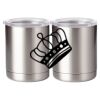 10 oz. Silver Stainless Steel Short Tumbler Thumbnail