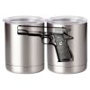 10 oz. Silver Stainless Steel Short Tumbler Thumbnail