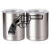 10 oz. Silver Stainless Steel Short Tumbler Thumbnail