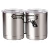 10 oz. Silver Stainless Steel Short Tumbler Thumbnail