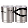 10 oz. Silver Stainless Steel Short Tumbler Thumbnail