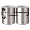 10 oz. Silver Stainless Steel Short Tumbler Thumbnail