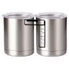 10 oz. Silver Stainless Steel Short Tumbler Thumbnail