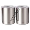 10 oz. Silver Stainless Steel Short Tumbler Thumbnail