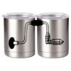 10 oz. Silver Stainless Steel Short Tumbler Thumbnail