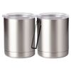 10 oz. Silver Stainless Steel Short Tumbler Thumbnail