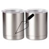 10 oz. Silver Stainless Steel Short Tumbler Thumbnail