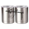 10 oz. Silver Stainless Steel Short Tumbler Thumbnail