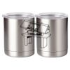 10 oz. Silver Stainless Steel Short Tumbler Thumbnail