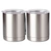 10 oz. Silver Stainless Steel Short Tumbler Thumbnail