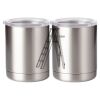 10 oz. Silver Stainless Steel Short Tumbler Thumbnail