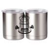 10 oz. Silver Stainless Steel Short Tumbler Thumbnail