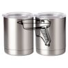 10 oz. Silver Stainless Steel Short Tumbler Thumbnail