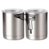 10 oz. Silver Stainless Steel Short Tumbler Thumbnail