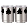 10 oz. Silver Stainless Steel Short Tumbler Thumbnail