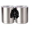 10 oz. Silver Stainless Steel Short Tumbler Thumbnail
