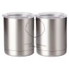 10 oz. Silver Stainless Steel Short Tumbler Thumbnail