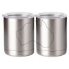 10 oz. Silver Stainless Steel Short Tumbler Thumbnail