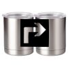 10 oz. Silver Stainless Steel Short Tumbler Thumbnail