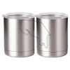 10 oz. Silver Stainless Steel Short Tumbler Thumbnail
