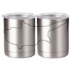 10 oz. Silver Stainless Steel Short Tumbler Thumbnail