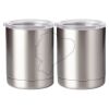 10 oz. Silver Stainless Steel Short Tumbler Thumbnail