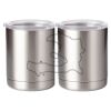 10 oz. Silver Stainless Steel Short Tumbler Thumbnail