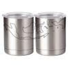 10 oz. Silver Stainless Steel Short Tumbler Thumbnail