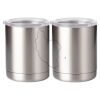 10 oz. Silver Stainless Steel Short Tumbler Thumbnail