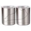 10 oz. Silver Stainless Steel Short Tumbler Thumbnail