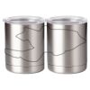10 oz. Silver Stainless Steel Short Tumbler Thumbnail